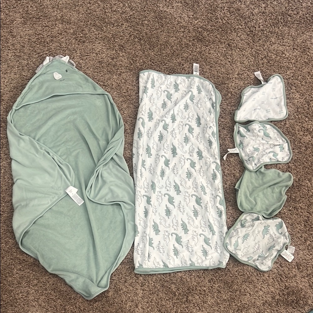 Adorable Dinosaur Baby Towel